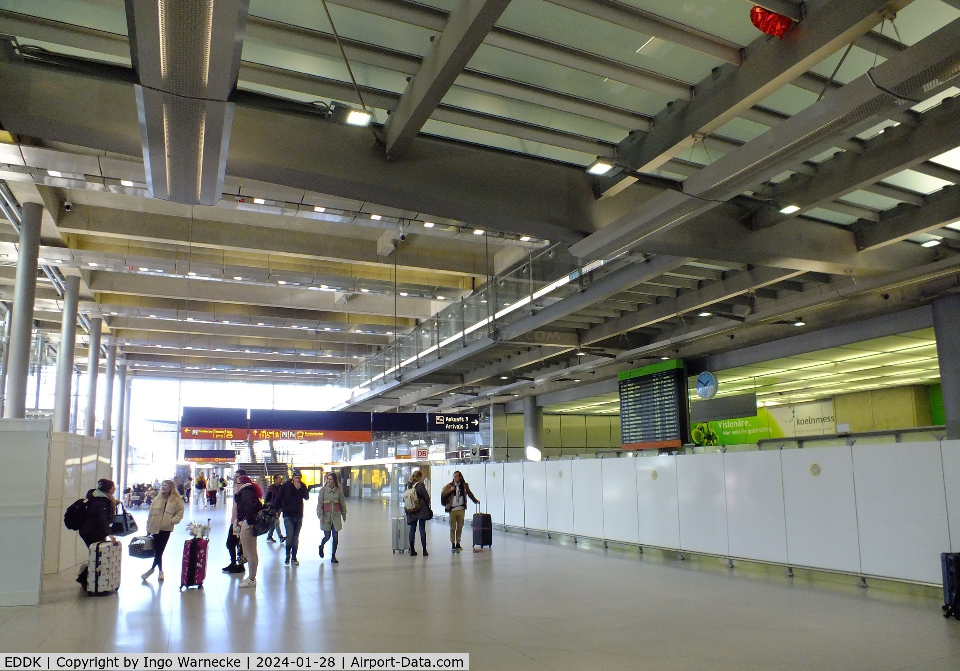Cologne Bonn Airport, Cologne/Bonn Germany (EDDK) - inside the arrival level of terminal 2 at Köln/Bonn airport