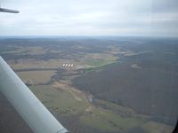 Lollars Creek Farm Airport (AR27) - Not sure if its a runway anymore, but you can tell there used to be one when you fly over it. I circled it in green because I took the pic. with the hill in the way, and its grass, like the field, so its kinda hard to see. - by Nathan Combs