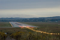 John Paul II International Airport Kraków-Balice, Kraków Poland (KRK) - evening view of runway - by Pawel Kleszcz
