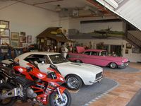 Santa Paula Airport (SZP) - Aviation Museum of Santa Paula, Hangar 8, Pridmore's Corner (two hangars) - by Doug Robertson