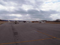 Talihina Municipal Airport (6F1) - Talihina Ramp looking to the south - by Skeet  Jednacz