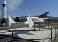 Point Mugu Nas (naval Base Ventura Co) Airport (NTD) - Missile Park-AUM-N-2/AQM-41 PETREL, obsolete-WWII Mk41 torpedo with wings, 22' length, 12' wingspan. Launched from PB4Y-2 PRIVATEER & other USN aircraft - by Doug Robertson
