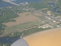 Lee Airport (ANP) - Lee Airport. I was surprized to see no airplanes in the pattern.  Taken on approach into BWI - by Sam Andrews