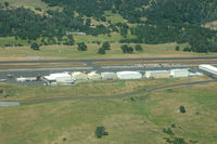 Calaveras Co-maury Rasmussen Field Airport (CPU) - Mainl buildings at Calaveras - by Ken Freeze
