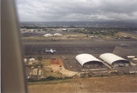 Honolulu International Airport, Honolulu, Hawaii United States (PHNL) - Hickam AFB - taken from N25AZ prior to Landing - by Syed Rasheed
