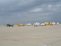 Castle Airport (MER) - Old B-52 flight-Line at 2006 West Coast Formation Clinic (R-L N6255, N2206G, N548NA) - by Steve Nation