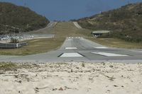 Gustaf III Airport - view from the beach - by Yakfreak - VAP