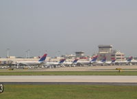 Hartsfield - Jackson Atlanta International Airport (ATL) - View of terminals from Air Tran 717 - by Florida Metal