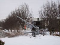 Chicago/rockford International Airport (RFD) - Antiaircraft gun installation at Rockford - by Mark Pasqualino