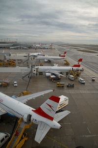 Vienna International Airport, Vienna Austria (VIE) - Some Austrian Airlines Airbusses - by Yakfreak - VAP