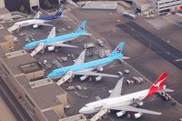 Los Angeles International Airport (LAX) - A view of the Tom Bradley International Terminal at LAX as I was climbing out from RWY 25R. [Nikon D50] - by Greg Pierson