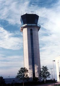Dupage Airport (dpa) - New Control Tower, opened in April 1995 - by Glenn E. Chatfield