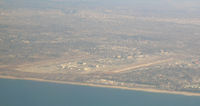 Los Angeles International Airport (lax) - Los Angeles International Airport looking northeast. - by John J. Boling