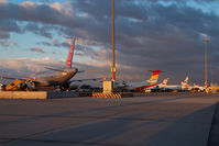 Vienna International Airport, Vienna Austria (VIE) - Line up on parking stands 60 - by Yakfreak - VAP
