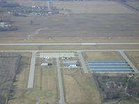 Hendricks County-gordon Graham Fld Airport (2R2) - Aerial shot of FBO - by Robert Fitzpatrick