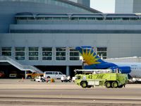 Harry Reid International Airport (LAS) - Fire Truck on patrol. - by Brad Campbell