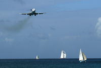 Princess Juliana International Airport, Philipsburg, Sint Maarten Netherlands Antilles (SXM) - On approach - by Wolfgang Zilske
