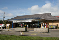 Bournemouth Airport, Bournemouth, England United Kingdom (EGHH) - The Terminal at Bournemouth - by Les Rickman