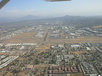Gillespie Field Airport (SEE) - FROM RIGHT DOWNWIND OF RWY27R - by COOL LAST SAMURAI