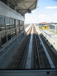 John F Kennedy International Airport (JFK) - On the Air Train going around JKF. - by LemonLimeSoda9
