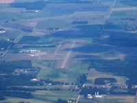 Gratiot Community Airport (AMN) - On a hazy summer day from 5500' - by Bob Simmermon