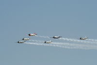 Wittman Regional Airport (OSH) - T-28 Formation - by Mark Pasqualino