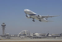 Los Angeles International Airport (LAX) - El AL B777-258 Blasting off at LAX, California. - by Mike Khansa