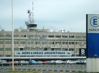 Ministro Pistarini International Airport (Ezeiza International Airport) - Ministro Pistarini Airport (Ezeiza International) - ATC Tower and Aerolineas Argentinas terminal. - by Jorge Molina