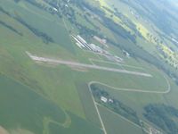Galion Municipal Airport (GQQ) - View SW from 2500' - by Bob Simmermon
