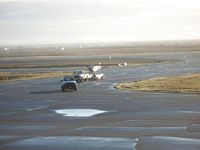 Bethel Airport, Bethel, Alaska United States (PABE) - Taxi way Delta and a cub going home for the winter - by Martin Prince, Jr