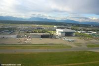Vancouver International Airport, Vancouver, British Columbia Canada (YVR) - Taking off from Vancouver. Two DHC-8 from Air Canada jazz and an Airbus A330 from Air Canada can be seen in the foreground - by Michel Teiten ( www.mablehome.com )