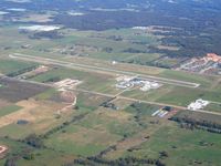Smith Field Airport (SLG) - Looking east from 3500' - by Bob Simmermon