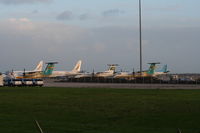 Orlando International Airport (MCO) - Bahamasair fleet parked at MCO during Hurricane Noel - by Florida Metal
