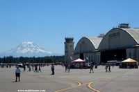 Mcchord Field (joint Base Lewis-mcchord) Airport (TCM) - The main hangars and the control tower during the 2005 Airshow - by Michel Teiten ( www.mablehome.com )