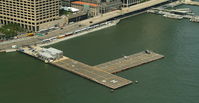 Downtown Manhattan/wall St Heliport (JRB) - Wall Street - by Stephen Amiaga