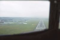 Edinburgh Airport, Edinburgh, Scotland United Kingdom (EDI) - Finals for Edinburgh from the jump-seat of G-BECG, Boeing 737 - by Pete Hughes
