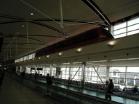 Detroit Metropolitan Wayne County Airport (DTW) - Monorail inside DTW terminal - by Ken Wang