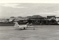 Don Muang International Airport (Old Bangkok International Airport), Bangkok Thailand (DMK) - RTAF(Royal Thai Air Force)F-5B at Don Muang,1966. - by metricbolt