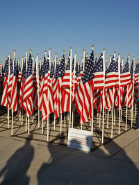 Nellis Afb Airport (LSV) - A 1000 flag tribute to the men and women of the United States Air Force, past, present and future. - by Brad Campbell