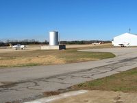 Houston Memorial Airport (M48) - Fuel farm - by Bob Simmermon