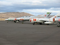 4SD Airport - Air Classics flight line - soviet jet warbirds - by Steve Nation