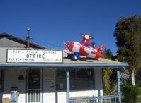 Santa Paula Airport (SZP) - SANTA'S NORTH POLE EXPRESS, Turning & Burning! - by Doug Robertson