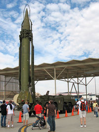 Nellis Afb Airport (LSV) - Some kind of missle launcher - I guess... - by Brad Campbell