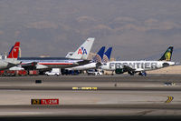 Harry Reid International Airport (las) - Various tails at the 'D' Gates - by Brad Campbell
