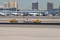 Harry Reid International Airport (LAS) - Construction on RWY 25 - by Brad Campbell