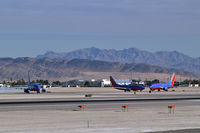 Harry Reid International Airport (LAS) - Lots of Southwest Airliners - by Brad Campbell