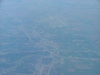 Sheppard Afb/wichita Falls Municipal Airport (SPS) - WF Airport, notice Kickapoo Airport to the south - by B.Pine