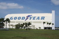 Pompano Beach Airpark Airport (PMP) - Goodyear Blimp hangar at Pompano Beach - by Florida Metal