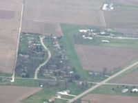 Weller Airport (38I) - Looking E from 4000' - by Bob Simmermon