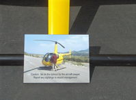 Santa Paula Airport (SZP) - Aircraft Peeper Caution Warning, inset photo courtesy Sy Botan. - by Doug Robertson
